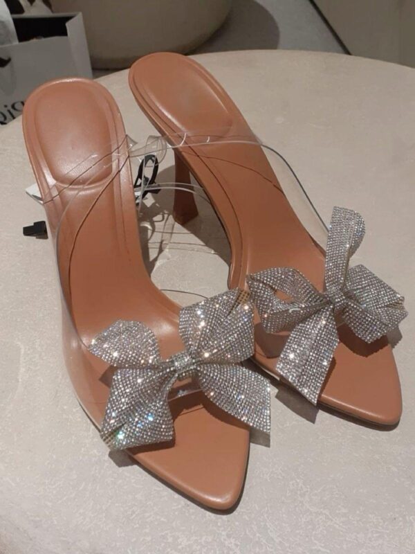 Premium Rhinestone Bow Slingback - Image 3