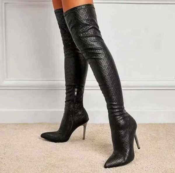 Premium Thigh High Fitted Boots - Image 2