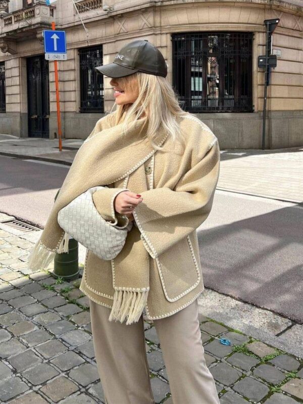 Oversize Zed Jacket With Cape