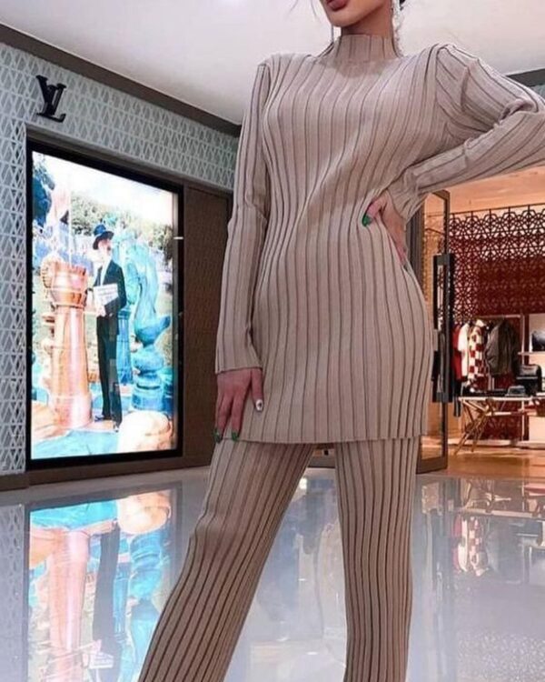 On SALE : Winter high low pattern Coord😍😍 - Image 2