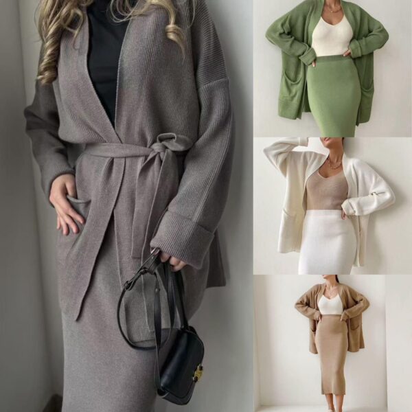 Premium Shrug with Skirt Set