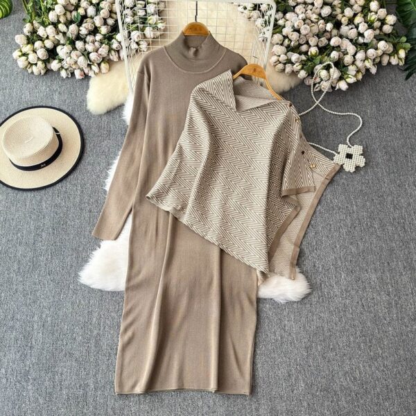 Imported Cape Dress - Image 10