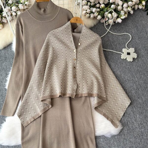 Imported Cape Dress - Image 5