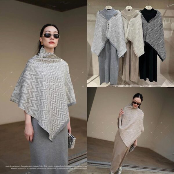 Imported Cape Dress - Image 9