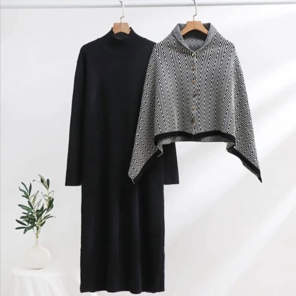 Imported Cape Dress - Image 3