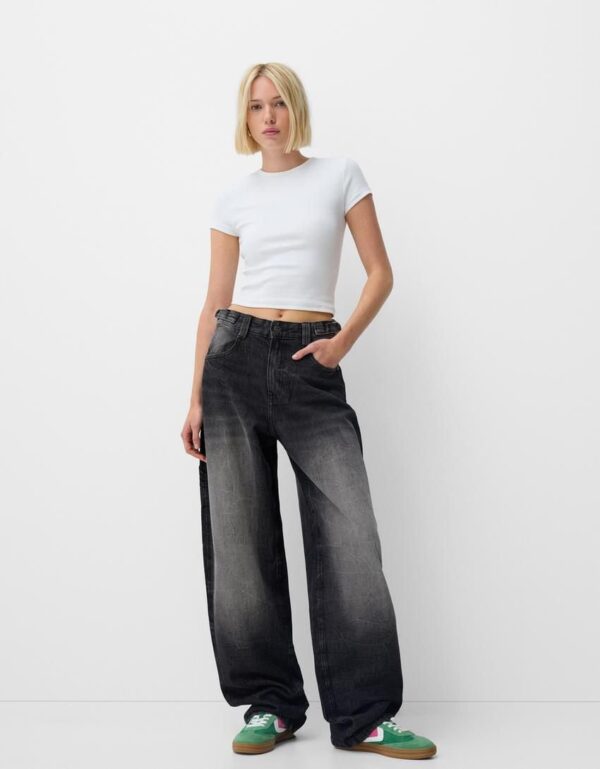 Ecru Baggy Carpenter Jeans - Image 3