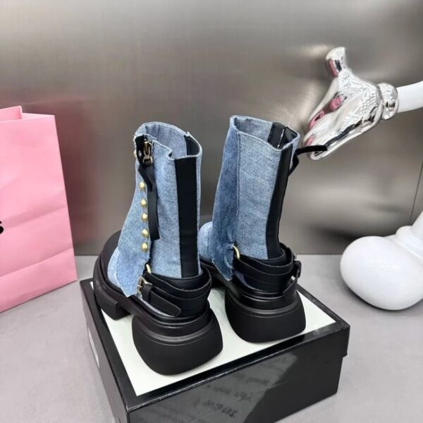 Ankle Gladiator Chunky Chelsea Platform Boots On Pre-book - Image 6