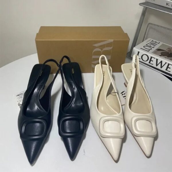Lux Monochrome Brooch Heels On PRE-BOOK - Image 2