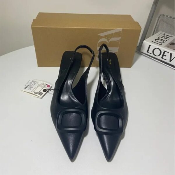 Lux Monochrome Brooch Heels On PRE-BOOK - Image 4