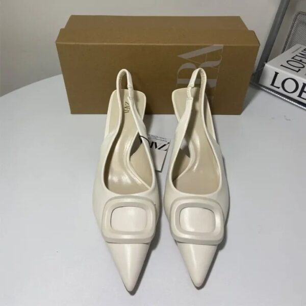 Lux Monochrome Brooch Heels On PRE-BOOK - Image 3