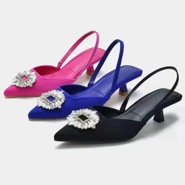 Lux Brooch Kitten Heels On PRE-BOOK