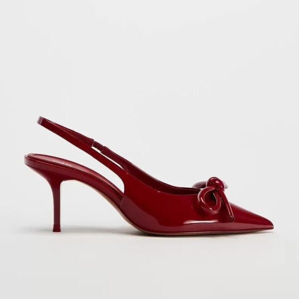 Lux Cherry Red Bow Heels On PRE-BOOK - Image 5