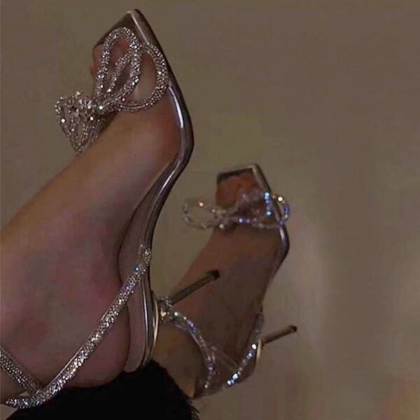 Rhinestone Now Strappy Heels On PRE-BOOK