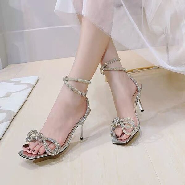 Rhinestone Now Strappy Heels On PRE-BOOK - Image 2