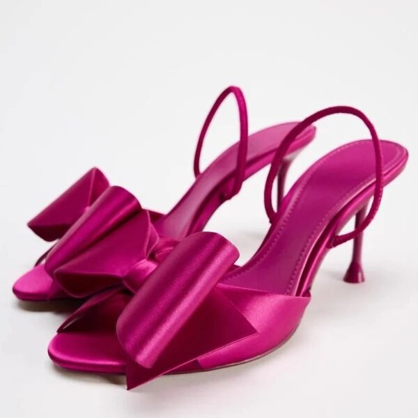 Lux Large Bow Heels On PRE-BOOK