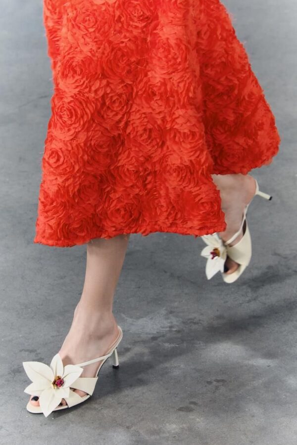 Lux Flower Embellished Heels - Image 6