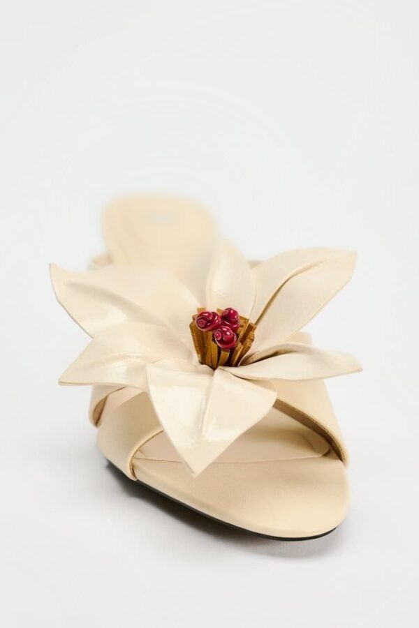 Lux Flower Embellished Heels - Image 5