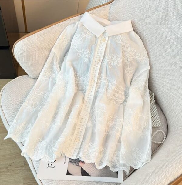 Emily Embroidered Cotton Shirts - Image 3