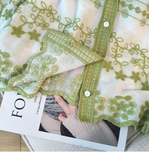 Emily Embroidered Cotton Shirts - Image 5