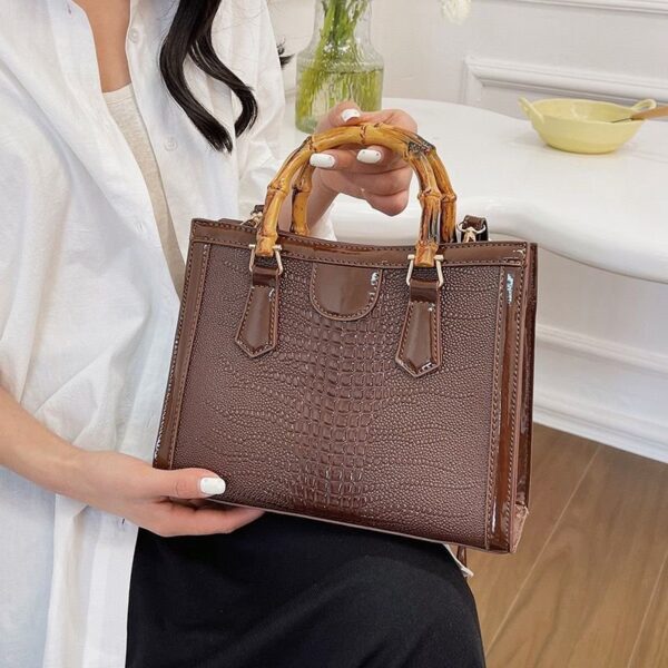 IMPORTED CROCO HANDBAG - Image 9