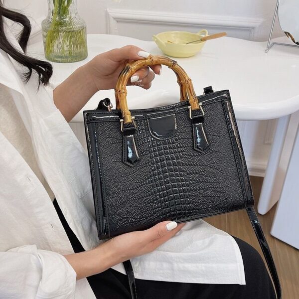 IMPORTED CROCO HANDBAG - Image 3