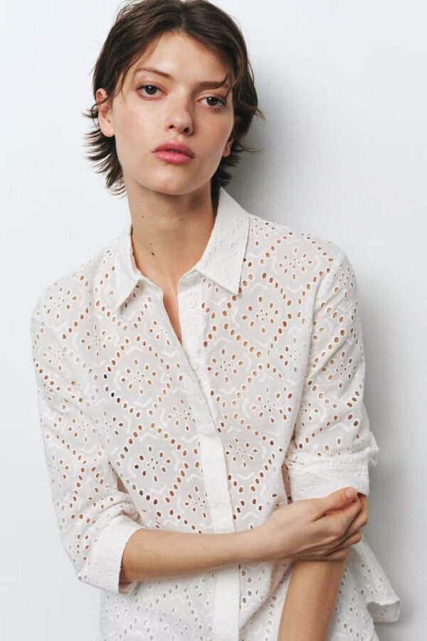 Cutwork Embroidery Shirts