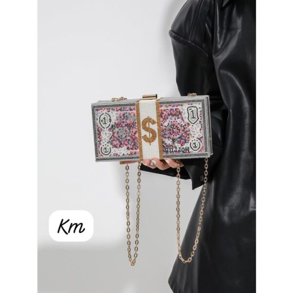 Rhinestone Dollar Clutches - Image 5