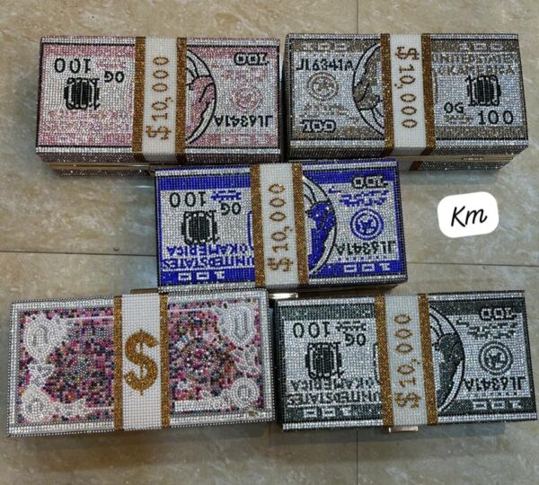 Rhinestone Dollar Clutches - Image 11