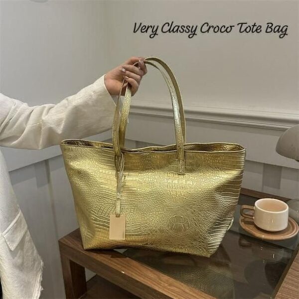 Imported premium Quality Beautiful Classy Big Size TOTE BAG - Image 5