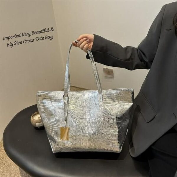 Imported premium Quality Beautiful Classy Big Size TOTE BAG - Image 6
