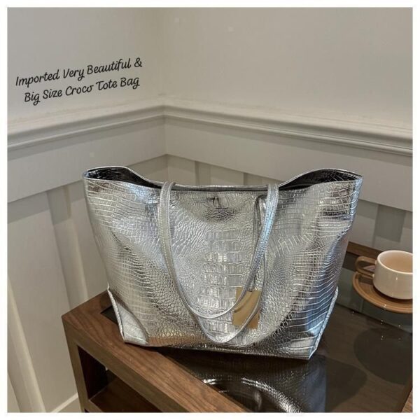 Imported premium Quality Beautiful Classy Big Size TOTE BAG - Image 2